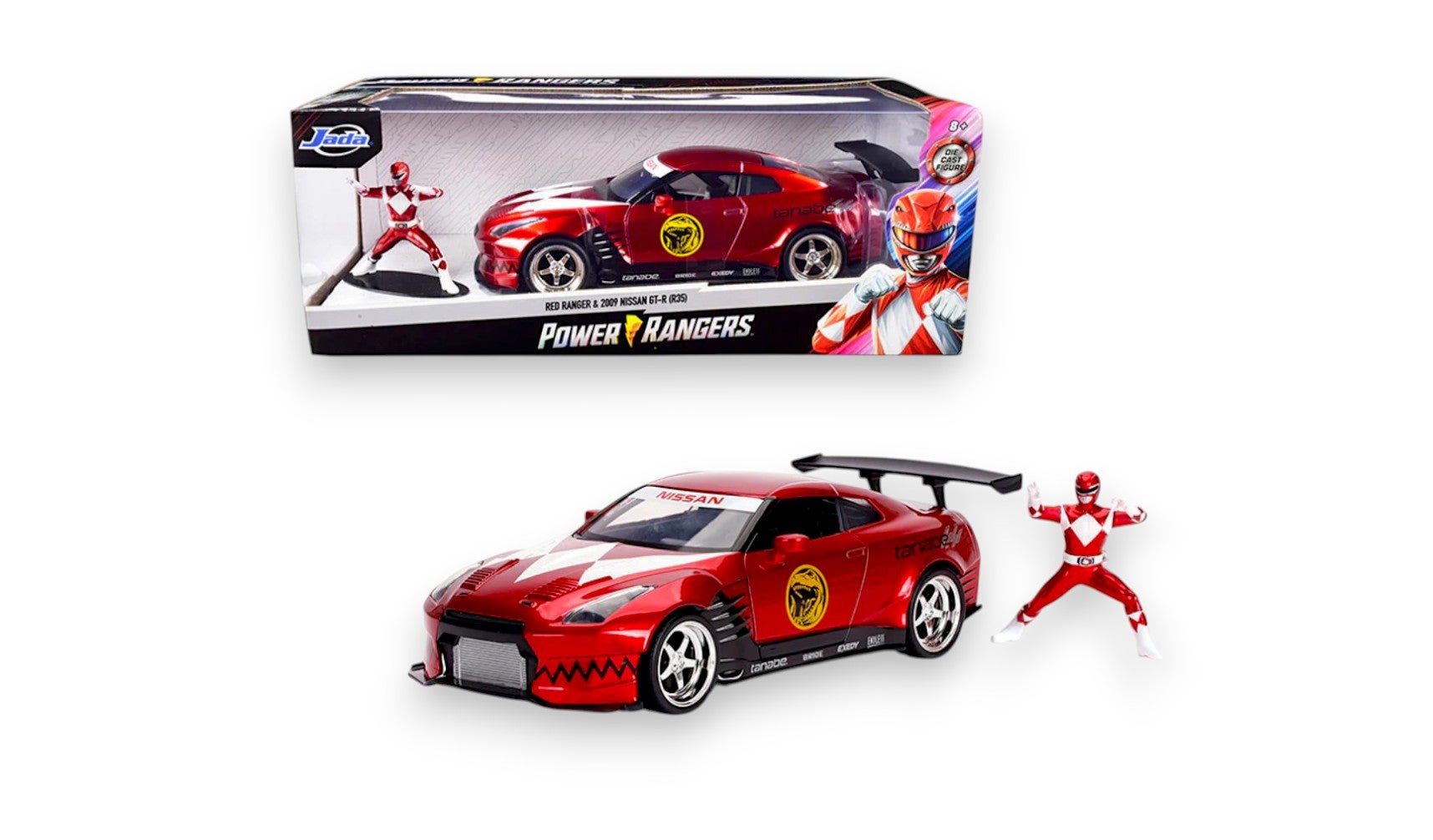 Réplica de Veículo Jada Naruto Shippuden: Naruto & 2009 Nissan GT-R 1:24 - Simba Toys - Objecto Réplica de Veículo Jada Naruto Shippuden: Naruto & 2009 Nissan GT-R 1:24 - Simba Toys - Objecto